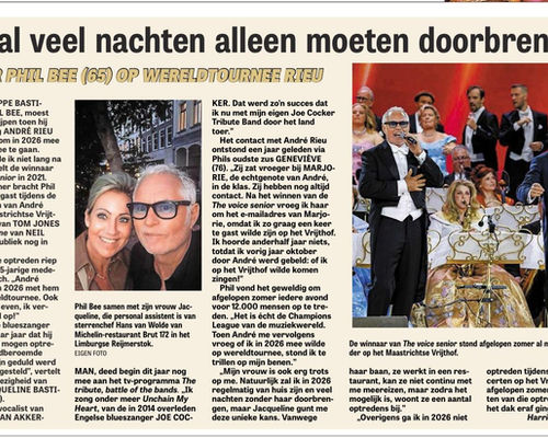 Interview De Telegraaf (Dutch)